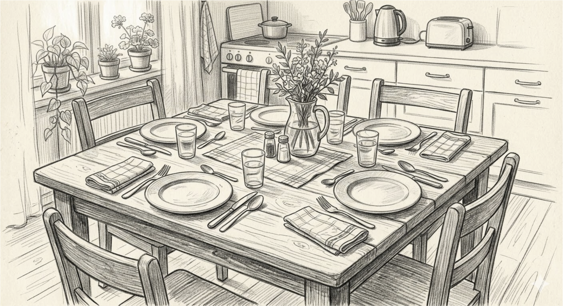Ai drawn table